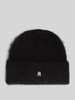 Tommy Hilfiger Beanie van wolmix met alpacawol Zwart