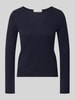 Christian Berg Woman Regular Fit Strickpullover aus reinem Kaschmir Dunkelblau