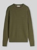 Tommy Hilfiger regular fit pullover van puur katoen Olijfgroen