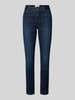 Angels Slim fit jeans met logostitching, model 'Ornella' Marineblauw