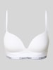 Calvin Klein Underwear Push-up-BH mit Label-Bund Weiss