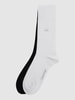 CK Calvin Klein Socken mit Logo-Stickerei im 2er-Pack Weiss