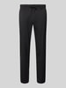 MCNEAL Tapered Fit Chino mit Tunnelzug Black