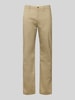 Tommy Hilfiger Regular fit chino van katoenmix, model 'DENTON' Beige