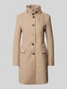Cinque Mantel mit Stehkragen und Pattentaschen Modell 'ASTRO' Beige