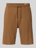 s.Oliver RED LABEL Relaxed Fit Sweatshorts aus Baumwoll-Mix Schoko