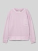 Tom Tailor Oversized sweatshirt van puur katoen Mauve