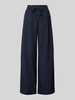 Christian Berg Woman Stoffhose mit elastischem Bund Dunkelblau