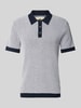 Jack & Jones Premium Regular Fit Poloshirt mit Label-Detail Modell 'SANDER' Dunkelblau