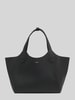 BOSS Shopper aus echtem Leder mit Label-Detail Black