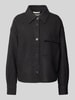 Marc O'Polo Relaxed Fit Overshirt aus gekochter Wollqualität mit wasserabweisender Funktion Black