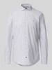 Tommy Hilfiger Tailored Slim fit zakelijk overhemd van katoenmix Marineblauw