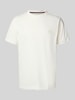 Lerros T-Shirt mit Label-Detail Offwhite