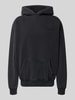 PEGADOR Oversized Hoodie aus Baumwoll-Mix Black