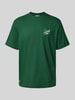 Lacoste Regular Fit T-Shirt aus reiner Baumwolle Dunkelgruen