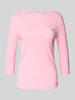 Tommy Hilfiger Slim Fit Langarmshirt aus reiner Baumwolle Pink