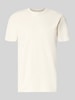 Christian Berg Men t-shirt z bawełny z okrągłym dekoltem Złamany biały