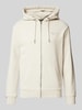 Superdry Sweatjacke mit Label-Stitching Beige