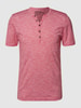 MCNEAL T-Shirt mit Knopfleiste Rot