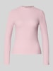 ONLY Slim Fit Langarmshirt mit Viskose-Anteil Modell 'EMMA' Rosa