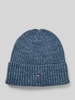 Tommy Hilfiger Czapka beanie z wyhaftowanym logo Granatowy