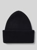 Profuomo Beanie mit breiter Krempe Marine