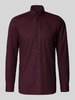 OLYMP Level Five Slim fit zakelijk overhemd met kentkraag Bordeaux