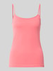s.Oliver RED LABEL Slim Fit Top aus Baumwoll-Mix Pink