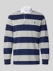 Polo Ralph Lauren Sweatshirt met polokraag en labelstitching Donkerblauw