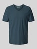MCNEAL T-Shirt mit V-Ausschnitt Petrol