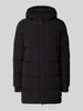 CARS JEANS Kurtka pikowana z kapturem model ‘KYLLER’ Czarny