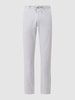 MCNEAL Regular Fit Hose aus Leinenmischung Hellgrau