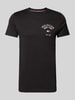 Tommy Hilfiger T-shirt met labelprint Zwart