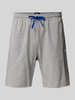 BOSS Regular Fit Sweatshorts mit Tunnelzug Modell 'Mix&Match' Mittelgrau