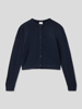 s.Oliver RED LABEL Strickjacke mit Rundhalsausschnitt Marineblau