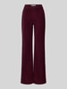 NOISY MAY® Wide Fit Cordhose aus elastischem Baumwoll-Mix Modell 'YOLANDA' Aubergine
