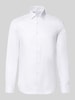 Seidensticker Slim fit zakelijk overhemd van pure katoen model 'New Kent' Zilver