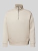 CK Calvin Klein Sweatshirt mit Label-Detail Beige