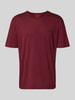 HUGO Regular Fit T-Shirt aus reiner Baumwolle Modell 'DERO' Bordeaux