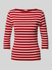 Tommy Hilfiger Longsleeve mit U-Boot-Ausschnitt Modell 'NEW CODY' Dunkelrot