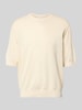 Selected Relaxed Fit T-Shirt aus reiner Baumwolle Modell 'TORINO' Offwhite