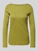 Christian Berg Woman Longsleeve mit U-Boot-Ausschnitt Grass