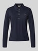 Gant Shirt met lange mouwen en platte kraag Marineblauw