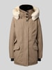 Wellensteyn Funktionsjacke mit Kunstfellbesatz Modell 'ENTERPRISE' Sand