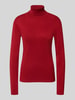 ICHI Strickpullover mit Rollkragen Modell 'MAFA' Rot