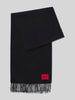 HUGO Schal aus Woll-Mix Modell 'JUSTER' Black