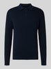 MCNEAL Gebreide pullover met polokraag Marineblauw