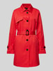 comma Trenchcoat mit Gürtel Rot