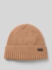 Barbour Beanie van wolmix, model 'CARLTON' Beige
