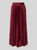 JOOP! Midirock mit Plisseefalten Dunkelrot